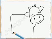 vẽ con bò sữa